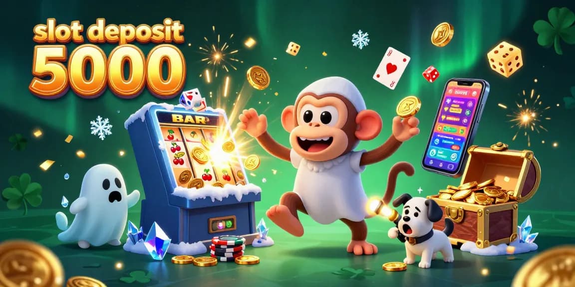 Menangkan kesempatan dengan slot deposit 5000 di kasino daring dalam ilustrasi menarik ini.