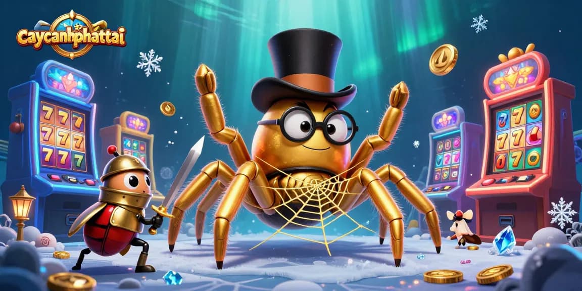 Engage with caycanhphattai as a vibrant 3D slot game scene unfolds, rich in detail and action.