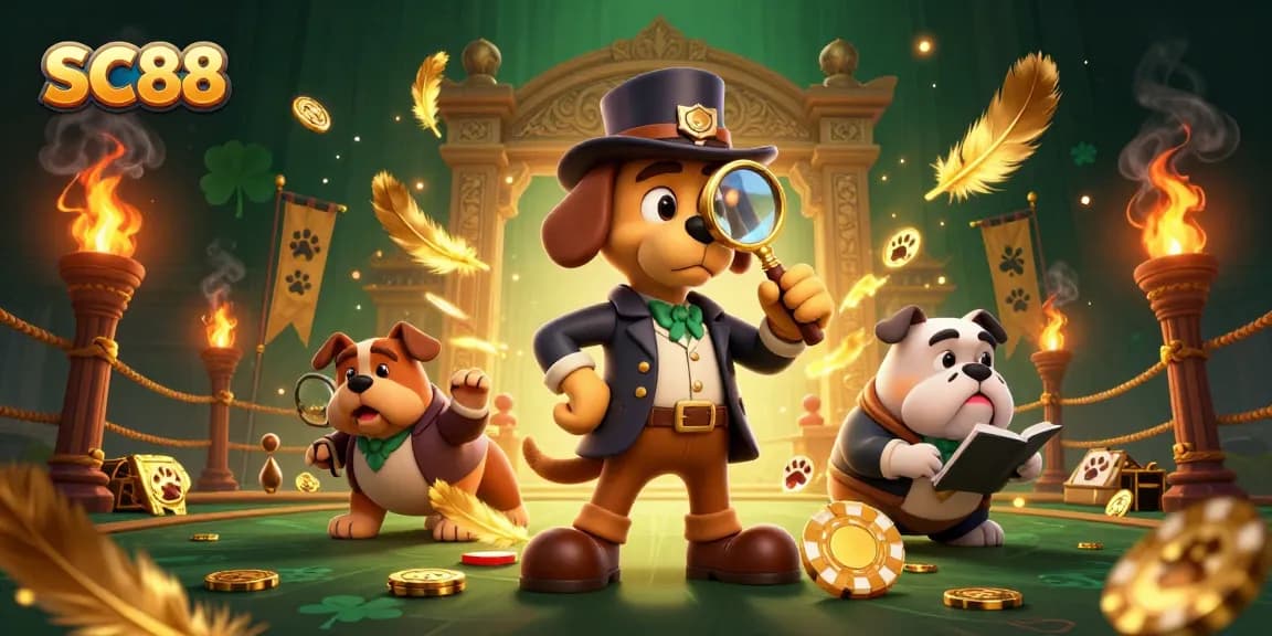 SC88 detective discovers golden poker chip clue amidst thrilling gambling elements.