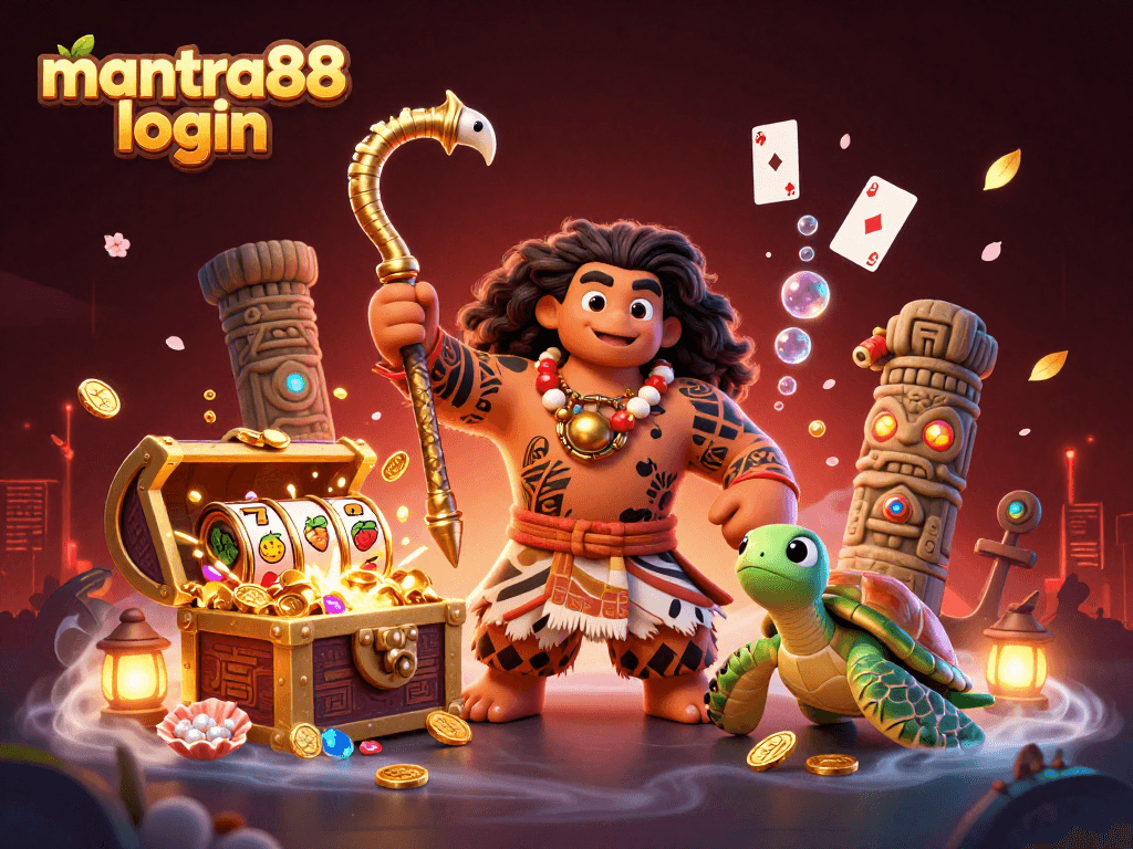 Experience winning action at mantra88 login with vibrant characters and dynamic casino elements.