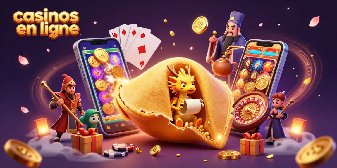 Jouez aux casinos en ligne avec ce visuel vibrant qui capture l'excitation des jeux.