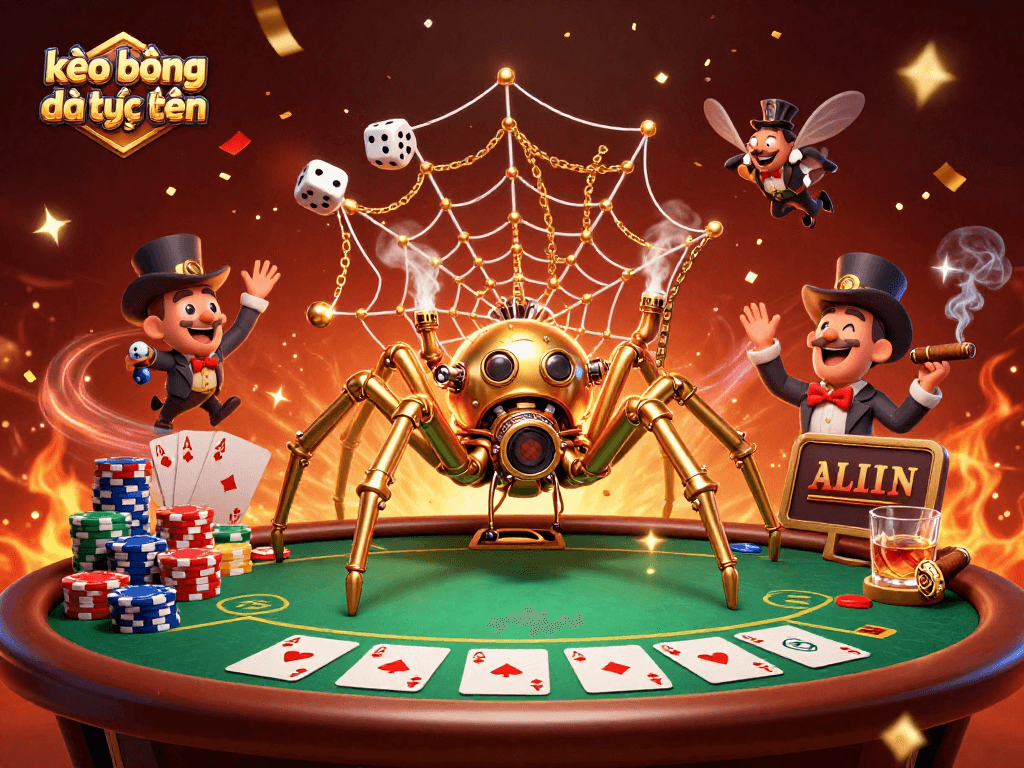 Experience the excitement of kèo bóng đá trực tuyến with dynamic visuals and vibrant casino elements.