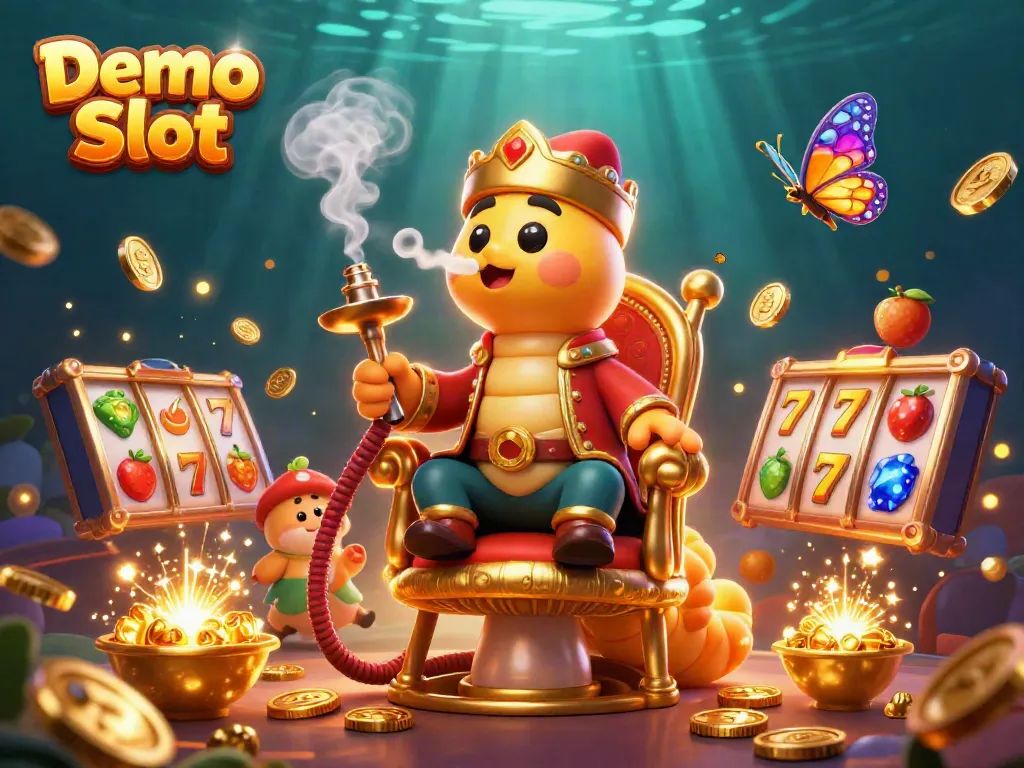Experience thrilling gameplay with Demo Slot featuring vibrant slot machine elements.