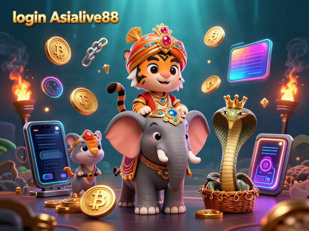Experience the excitement of login Asialive88 with our vibrant casino-themed illustration.