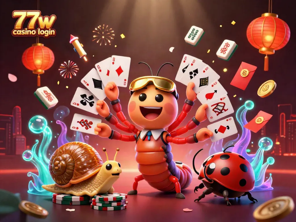Experience thrilling gameplay with 77w casino login, featuring exciting characters and rich casino elements.