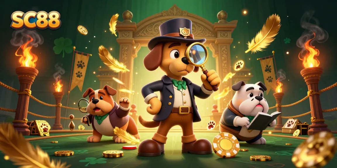 SC88 detective discovers golden poker chip clue amidst thrilling gambling elements.