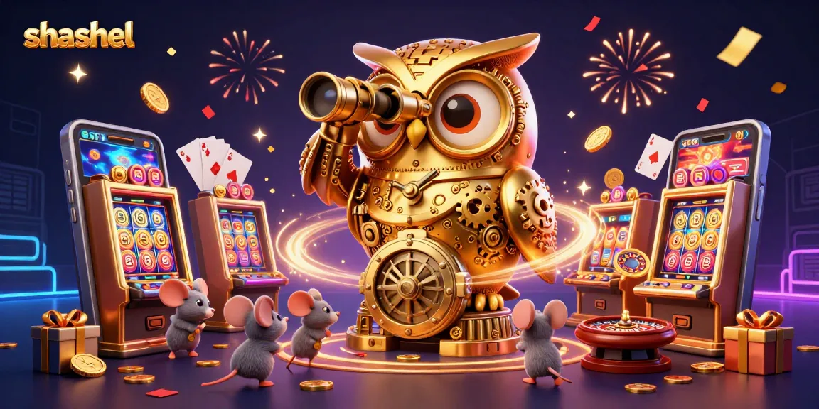 shashel showcases vibrant 3D casino scene with playful characters and dynamic game elements