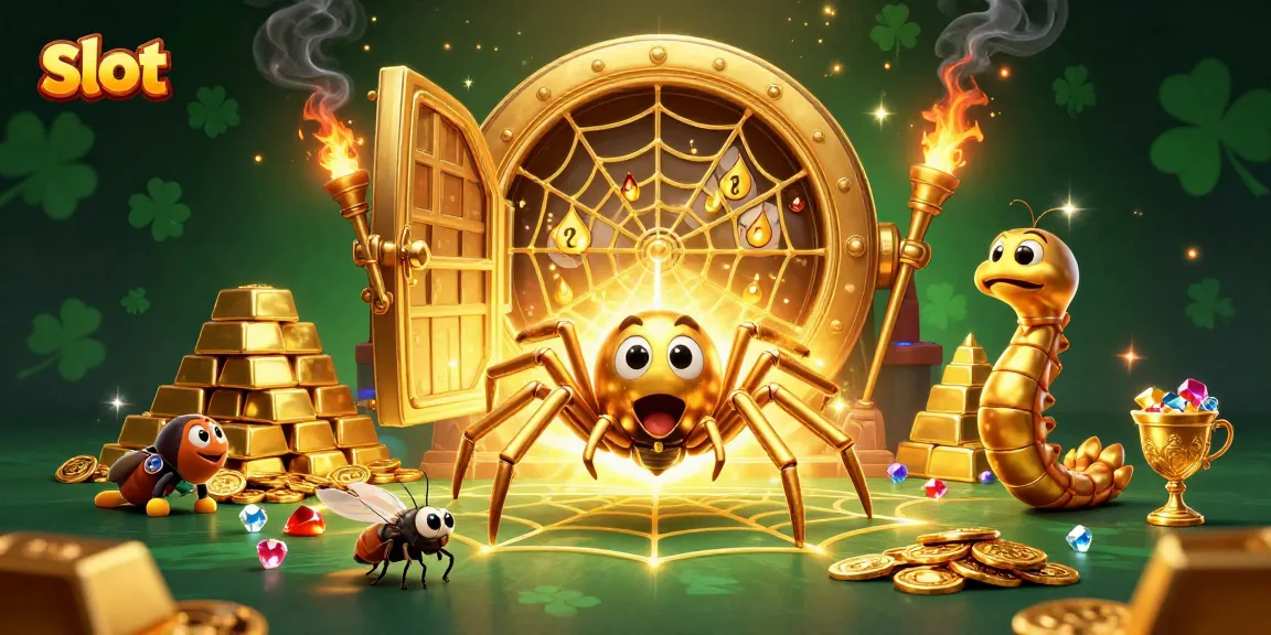 Spin the slot reels with the golden spider, capturing excitement and jackpots at GACOR123.