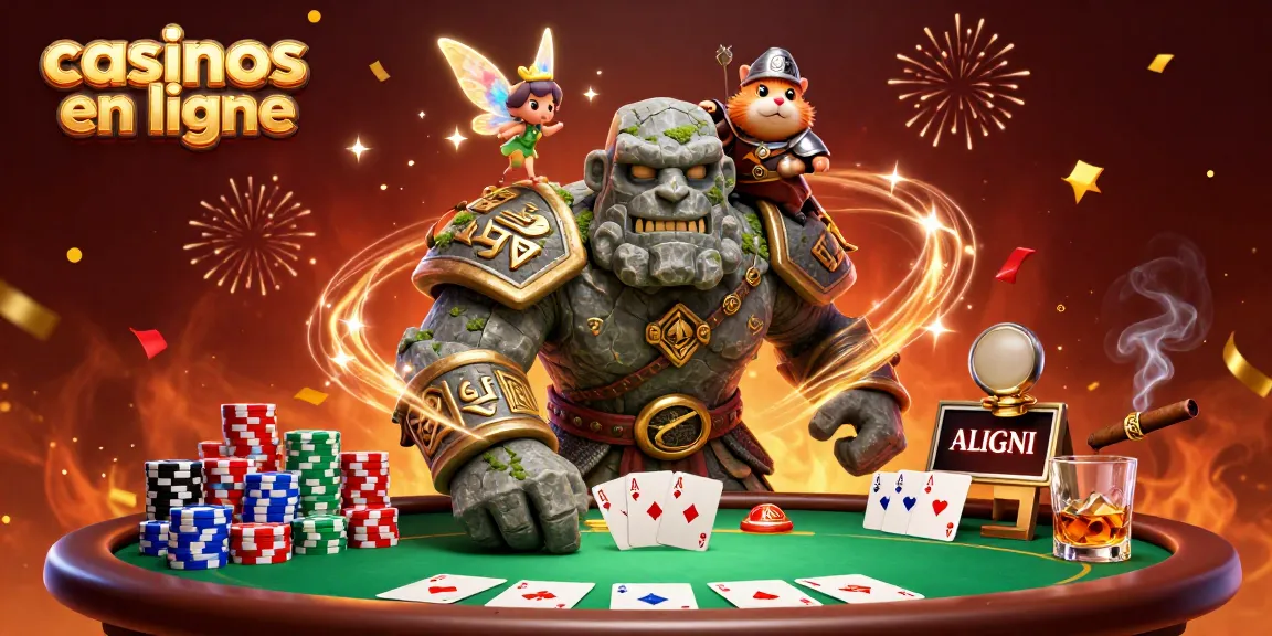 Gagnez aux casinos en ligne avec un golem gardien magique et un hamster chevalier dynamique.