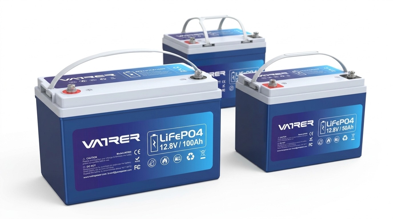 Vatrer Power Reliable Energy Storage with Lithium RV Batteries and 12V 300Ah Lithium Battery