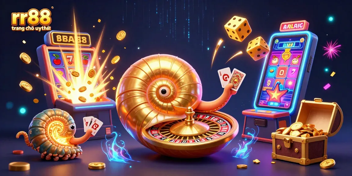 Experience thrilling gameplay at rr88 trang chủ uy tín with vibrant casino elements in a dynamic scene.