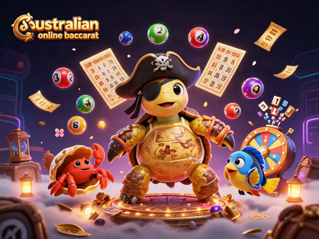Experience the excitement of australian online baccarat with dynamic gaming elements and vibrant characters.