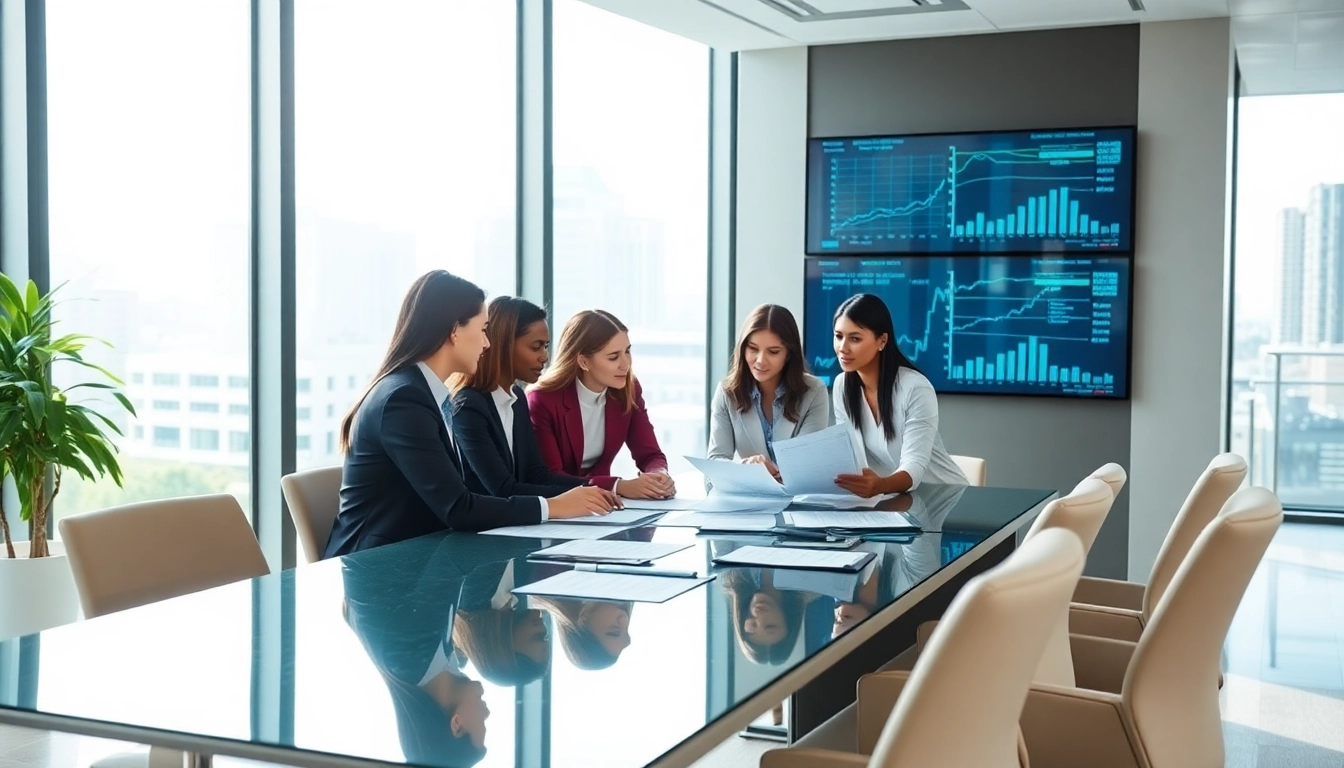 Engage with trustworthy escrow services in a collaborative corporate environment.