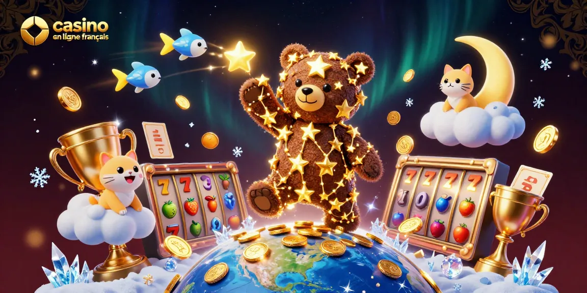 Profitez des meilleurs jeux de casino en ligne français avec une illustration dynamique remplie de surprises.