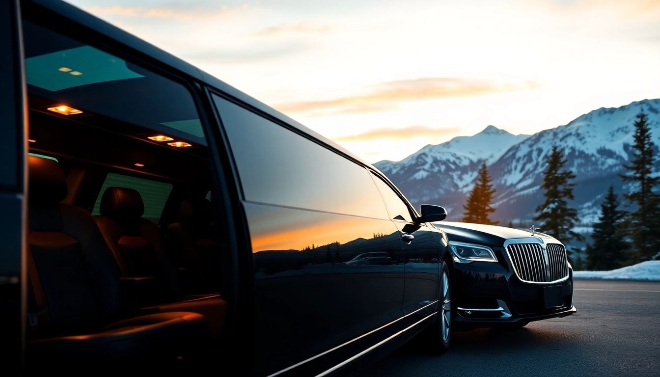Experience a luxurious vancouver to whistler limo with scenic mountains in the background.
