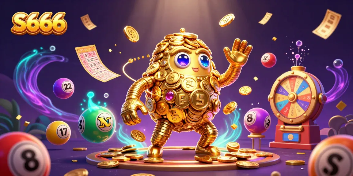Experience the excitement of S666 with a thrilling golden golem and dynamic gaming elements.