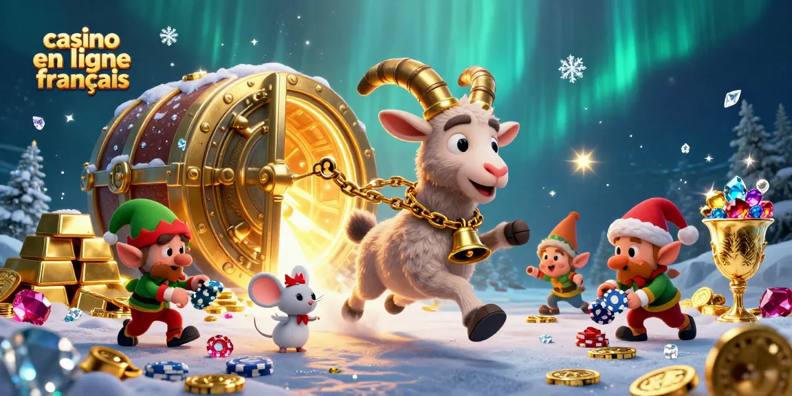 Le casino en ligne français accueille un Krampus, une souris ange et des gremlins dans une scène festive.