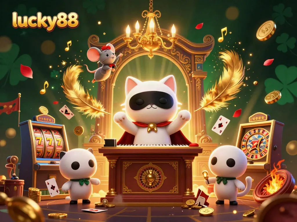 Experience thrilling gameplay at lucky88 with vibrant casino characters and dynamic betting visuals.