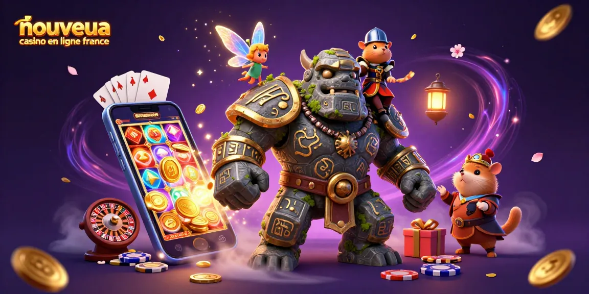 Plongez dans le monde des jeux avec le nouveau casino en ligne France, animé par des personnages fantastiques.